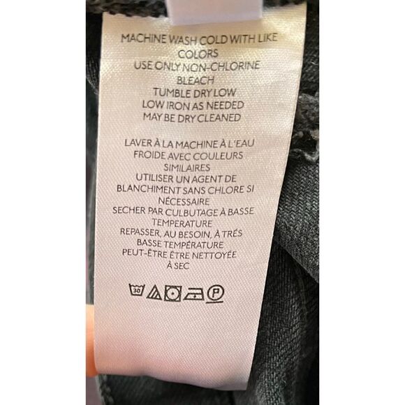 Free People × We The Free Bren Boyfriend Destroyed Jean in Black Magic, Size 24 - Picture 13 of 16